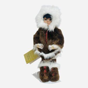Georgetown Collection Porcelain Eskimo Alaskan Native Doll Tulu 1992 Limited New